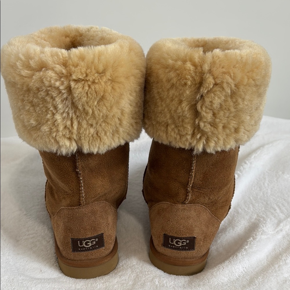 UGG Classic Tall Boots | Chestnut | Shearling Lined - Picture 9 of 16